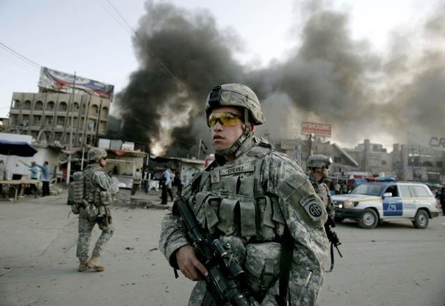 美军攻陷伊拉克
